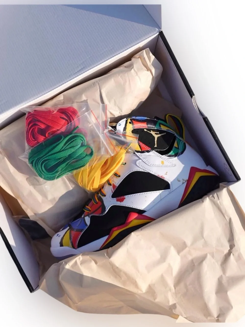 BRAND NEW Jordan 7 Retro Miro 2026 white metallic Gold Royal IQ6573-100